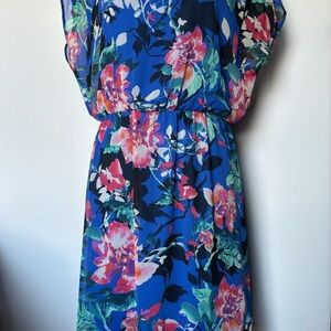 Everly Pink and Orange Maxi Sundress women size L